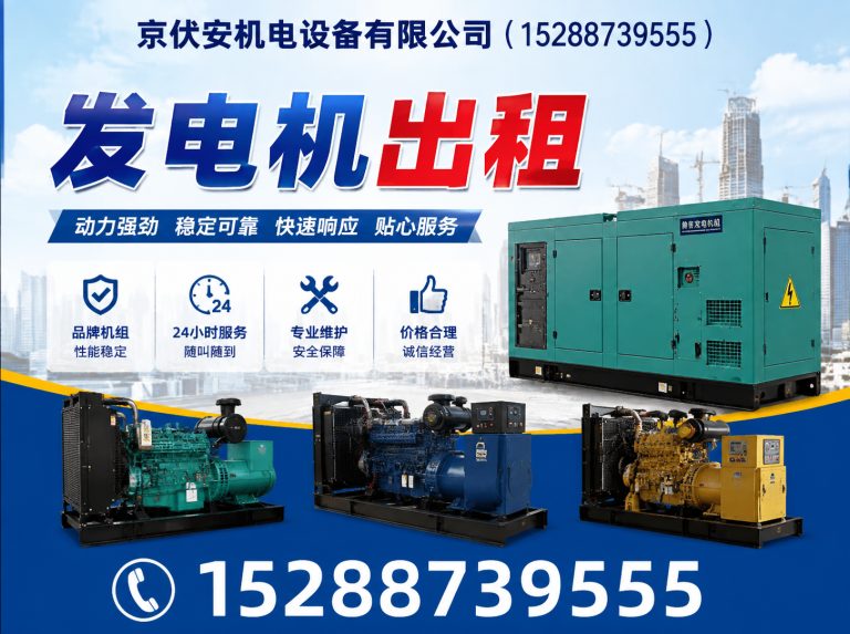 商洛发电机出租展示图
