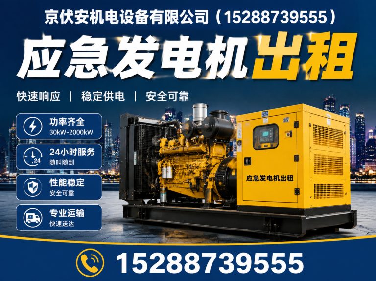 商洛发电机租赁展示图